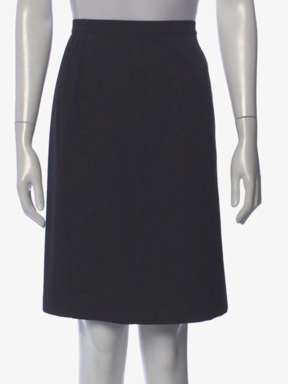 THIERRY MUGLER Vintage Wool Knee-Length Skirt